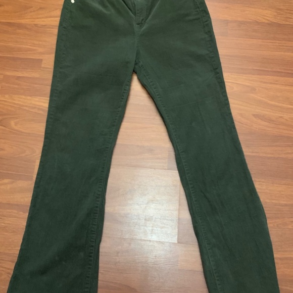 GAP,  Baby Boot cut corduroy pants with stretch in green - Picture 4 of 8